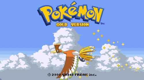Pokmon Gold Intro