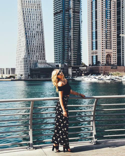 Marina in #DubaiMarina my place haha :) I miss this sunny and hot city. ☀️❤️ . . . .#bdteam #beautif