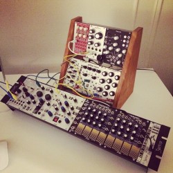 strangefieldtrips:  It’s good to sit in front of this. #eurorack #modular #thehorrorist by thingstocome http://ift.tt/1urTz6M