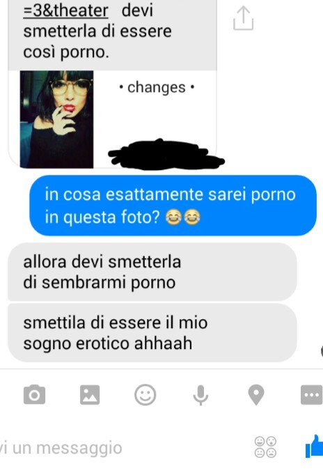 i ragazzi sinceri are always er mejo   *ce te facia = che ti farei (tipica espressione usata dal genere maschile in momenti in cui il contegno ormai diventa un'utopia)