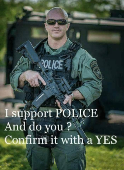 This User Fully Supports Law Enforcement. 