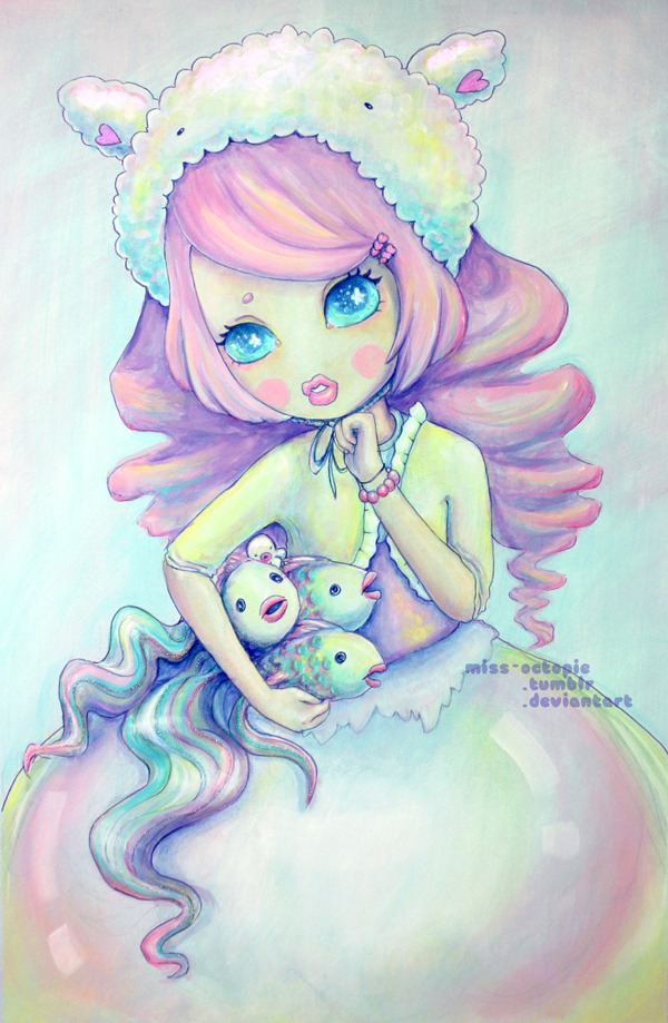 miss-octopie:  ♥ Octopie Acrylic compilation ♥ Most are available as prints