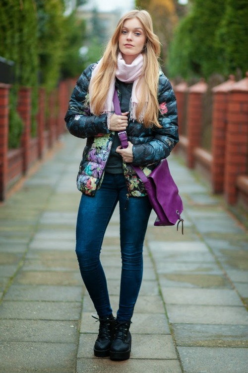 FLOWERS JACKET (by Marta Caban) Fashionmylegs- Daily fashion from around the web Submit Look Note: T