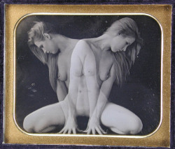 Foxesinbreeches:  Chrissy’s Double (Nude) By Charlie Schreiner, 2003  