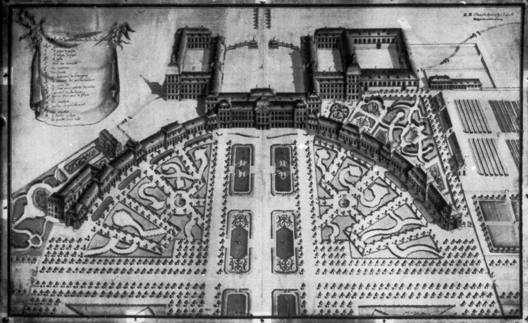 Project of the castle in 1753, Schwetzingen