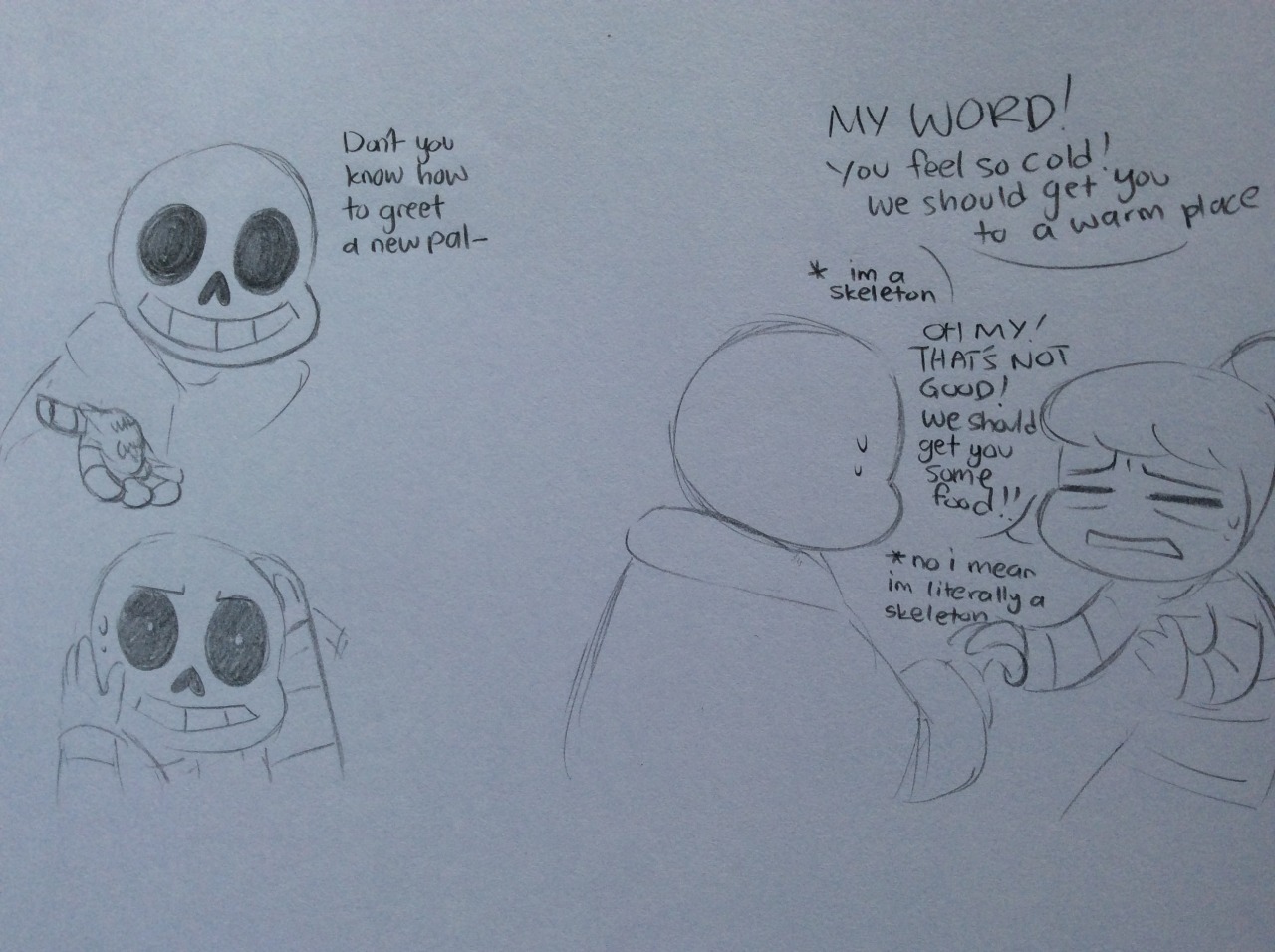 omg-undertale:  deoxyrebornicleic:  AU where Frisk is 90 years old  XD 