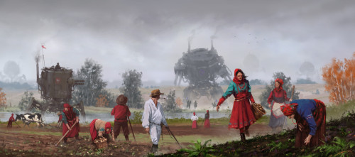 theartofanimation:Jakub Rozalski  -  www.artstation.com/artist/jakubrozalski  