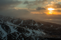 beyondcrowds:  I took a lot of photos of the sunset this day. Wolverine Peak, Alaska 