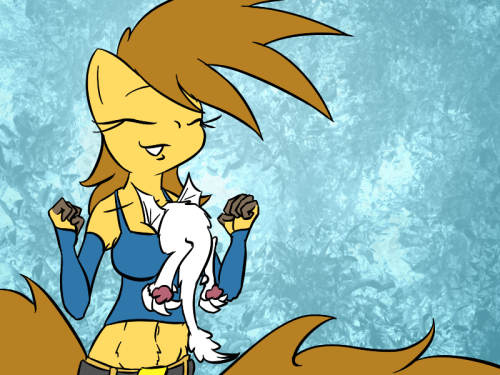anthro-sapphire-and-greyzeek:  ‘I’m sorry, but now I am’ TT3TT  OMG! >w<