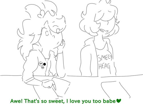 puntasticartist:  No comment…EW High school AU drawing since i havent drawn in forever or posted some art.Inspiration 