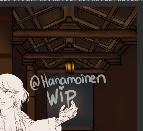 You’re getting a little wip of a piece I’m working on :} I was originally planning this for hallowee