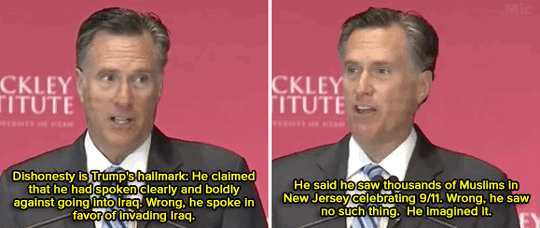 the-geeky-feminist:  floozys:  micdotcom:  Watch: When Mitt Romney makes the same