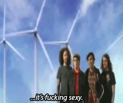 fromunderthestump:Questionable Fall Out Boy Things 2/? - Wind Power... it's fucking sexy.