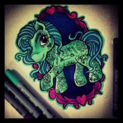 lesbianmaggot:  #tattoo#my#lil#pony (at donz