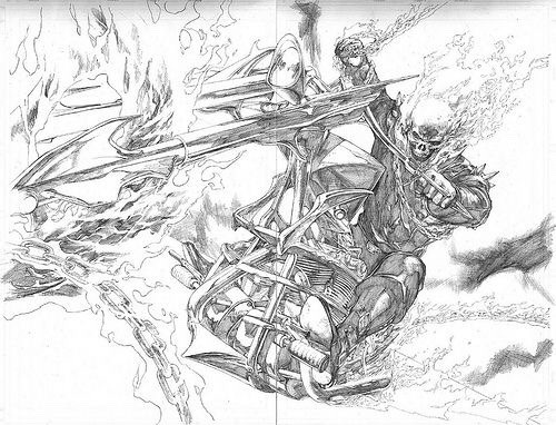 ungoliantschilde:some Pencils by Leinil Francis Yu. 