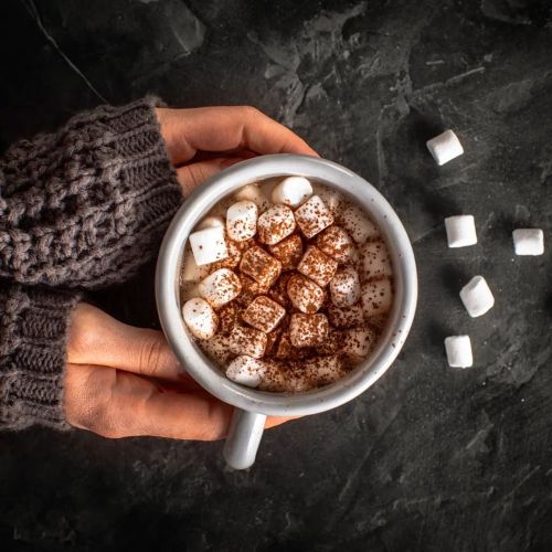 Cool days, warm sweaters, and hot cocoa  . . . Hashtags: #cocoacauldron #thecocoacauldron #hotcocoa 