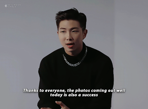 Namjoon On Success For Gq