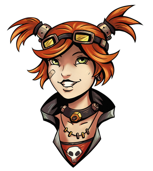 spectre-draws: Been getting back into Borderlands, so have some Gaige fanart. Recorded my process so
