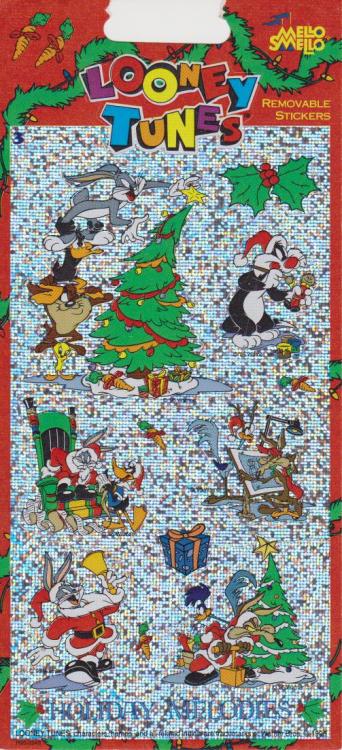 Looney Tunes Christmas sticker sheet #3