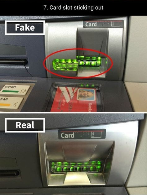 quinn-vica: catchymemes:   A side note, don’t use your bank card at the gas pump. More often than you want to consider the INSIDE of those machines have been compromised in a way the user cannot verify.Often this is with bluetooth enabled skimmers placed