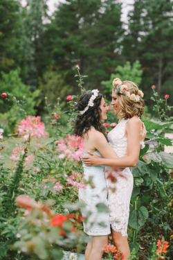 joie-de-deux:  lesbiansilk: Nicole &amp; Natalie wedding