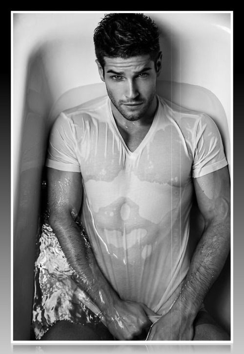 glamboyl:  Gorgeous Model Jeremy Baudoin photo by Alex Salgues. 