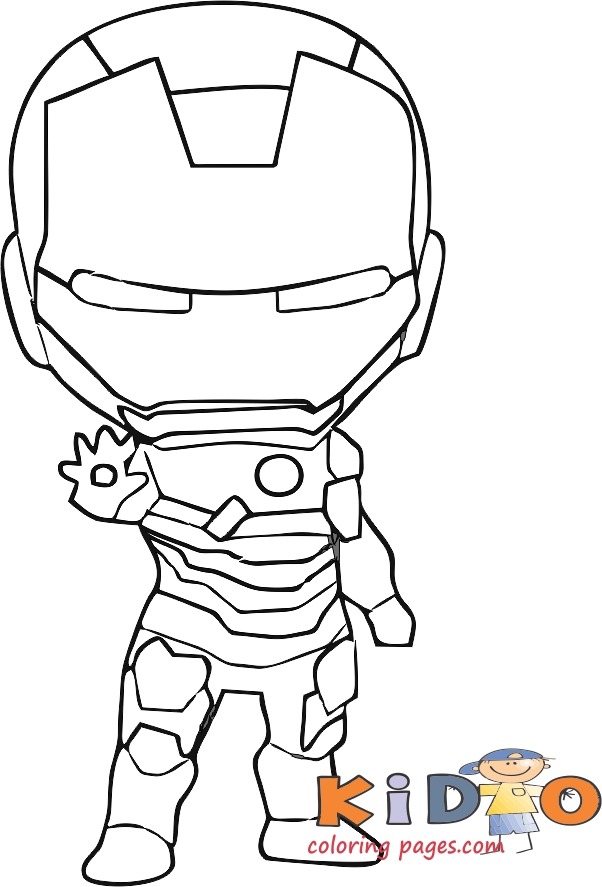 Printable Coloring Page Baby Iron Man Coloring Pages Baby Iron Man