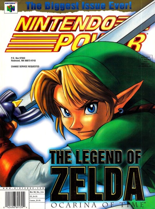 Legend of Zelda Nintendo Power Covers