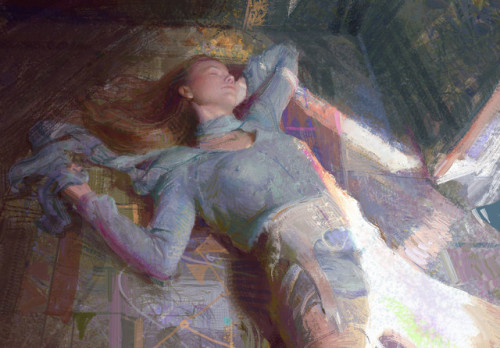 supersonicart:Xuanwei Su, Illustrations.Ethereal illustrations reminiscent of Klimt by artist Xuanwe