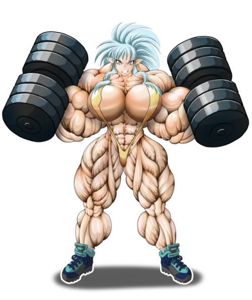 Muscle Ryoko commisionif you want one, send me a message ;)