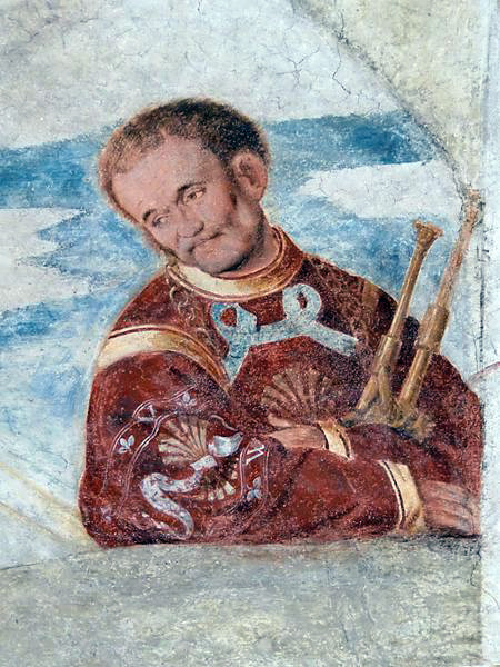 Frescoes in the Castello del Buonconsiglio, Trento by Romanino, 1531-32