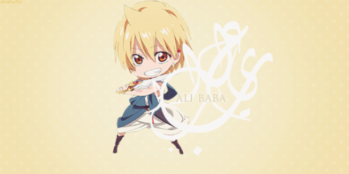 kurooa:Magi’s main characters + Arabic typography 