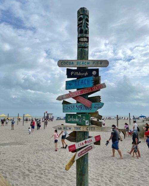 Which way to the socially distant mask enforced beach ?(at Cocoa Beach, Florida)https://www.instagra