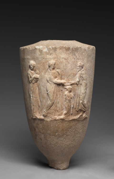 cma-greek-roman-art:Gravestone in the Form of a Lekythos, 300, Cleveland Museum of Art: Greek and Ro