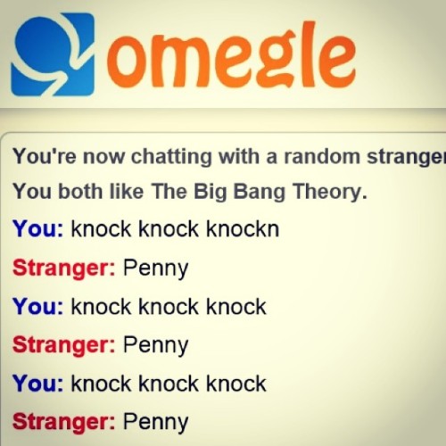 This happened to me #omegle #thebigbangtheory