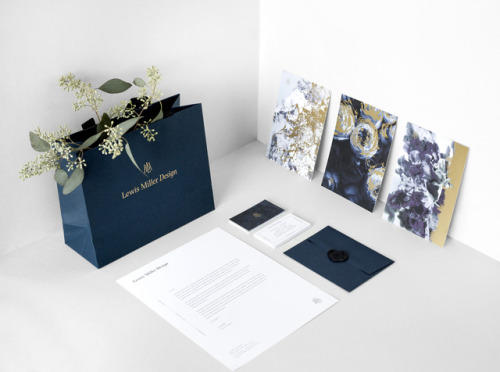 Exquisite brand design for a NYC florist and event planner, by Project M+