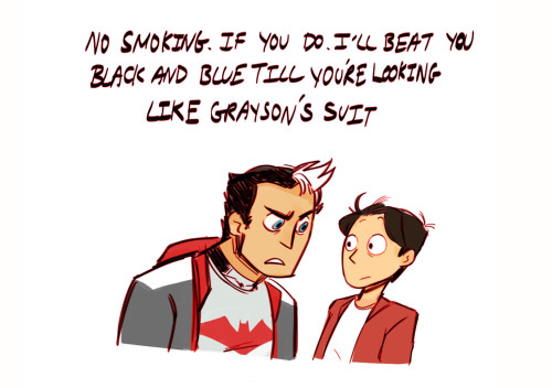 seadeepspaceontheside: Every time I think of the relationship of the Robins. I just think its t