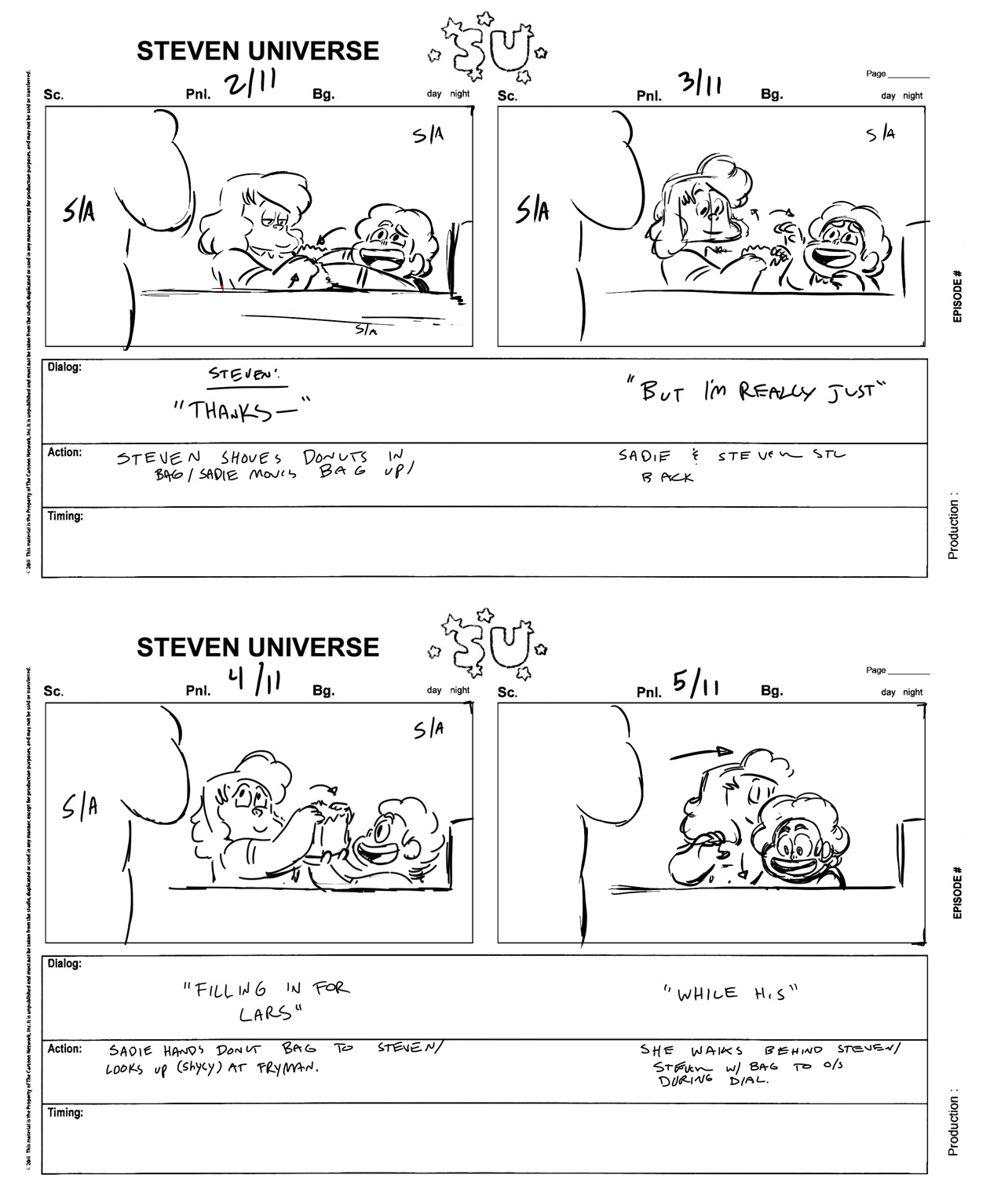 From Storyboard Artist Raven M. Molisee:  Here’s an extended part of one of the