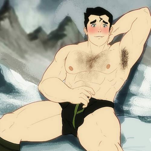  Patreons April reward preview: Bolin flat w.i.pI love his Nuktu outfit and how he looks without it 