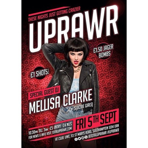 melclarkey:  Djing @totaluprawr Southampton on Friday night come down and party
