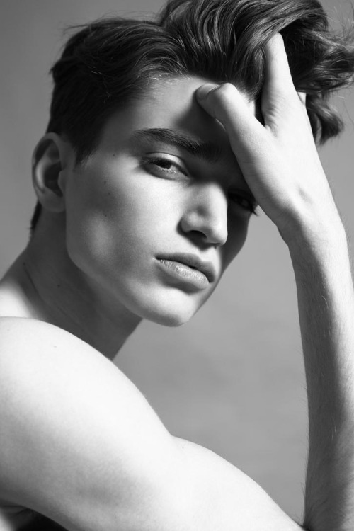strangeforeignbeauty:  Alexander Ferrario | Photographed by Saverio Cardia for Models.com [ b&w | male models | popular | facebook | twitter | google+ | instagram ]