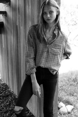 senyahearts:  Anna Selezneva in “On The Flip Side” for Madewell, Fall 2014 Lookbook 