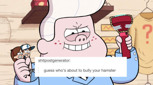 tylerjcseph:gravity falls + shitpostgenerator