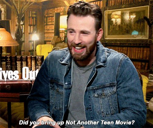 chrisevansedits:My very very first junket was for Avengers, and it was you and Hemsworth, and I was 