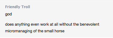 friendlytroll:  Mu made Friendly Troll watch My Little Pony and it completely broke