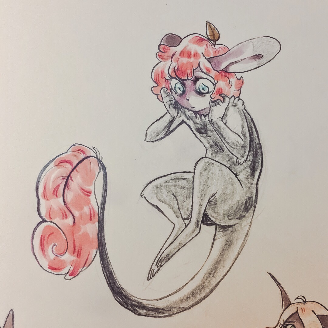 pollovy:  First coloring attempts of loony’s new alternative look!!!