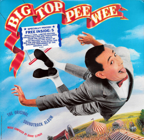 Danny Elfman – Big Top Pee Wee (Original Motion Picture Soundtrack)Arista, 1988
