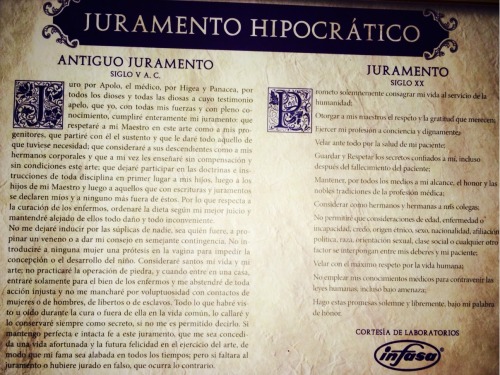 Juramento Hipocrático.