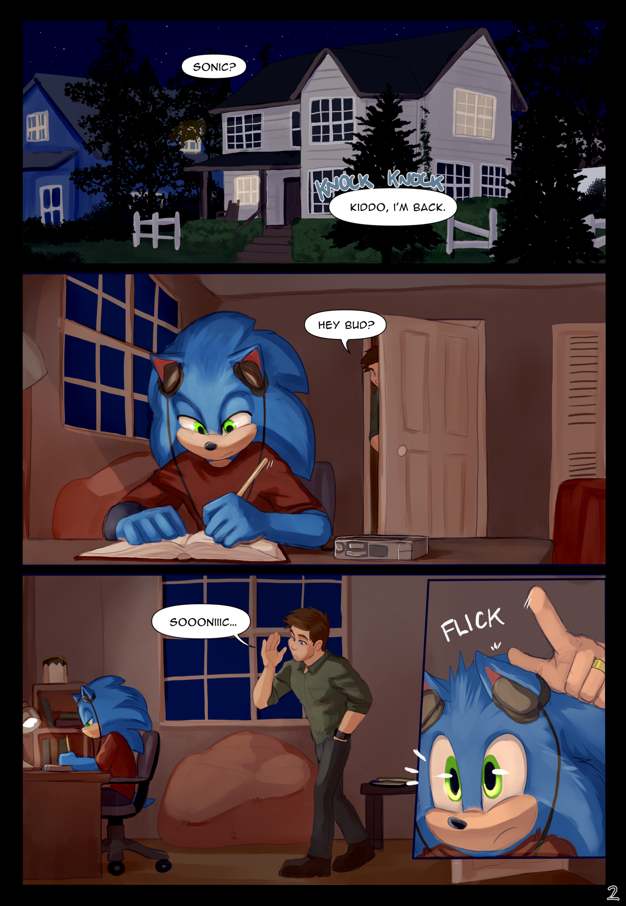 SONIC TLOU AU — not exactly a shipping question, although the