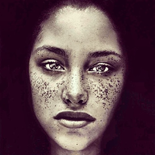 Porn Pics #freckles #ebony #beautiful #artsy